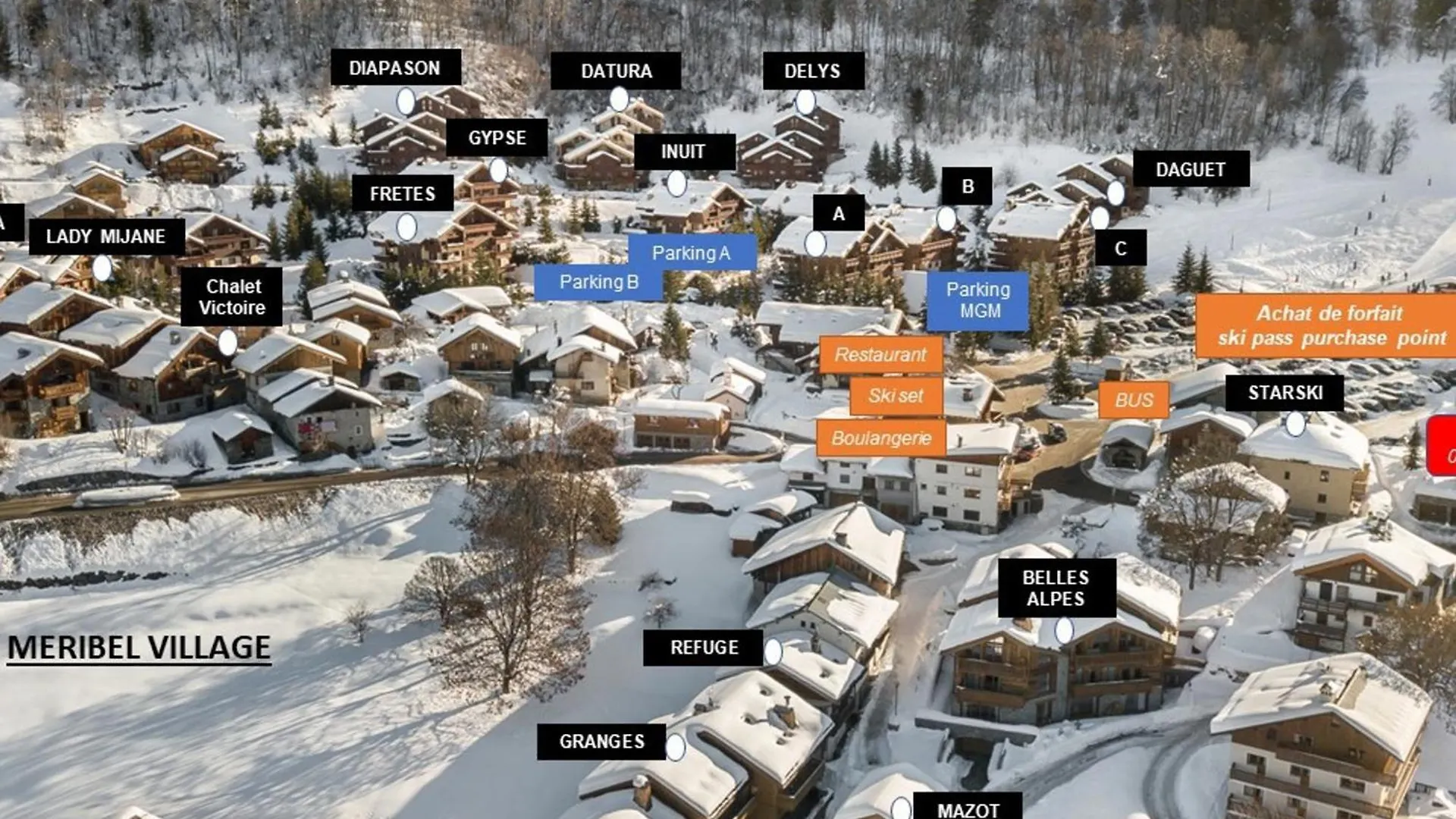 Charmant 3 Pieces Avec 2 Chambres, Terrasse, Parking Et Wi-Fi A Meribel - Fr-1-566-61 Les Allues 0*,  France